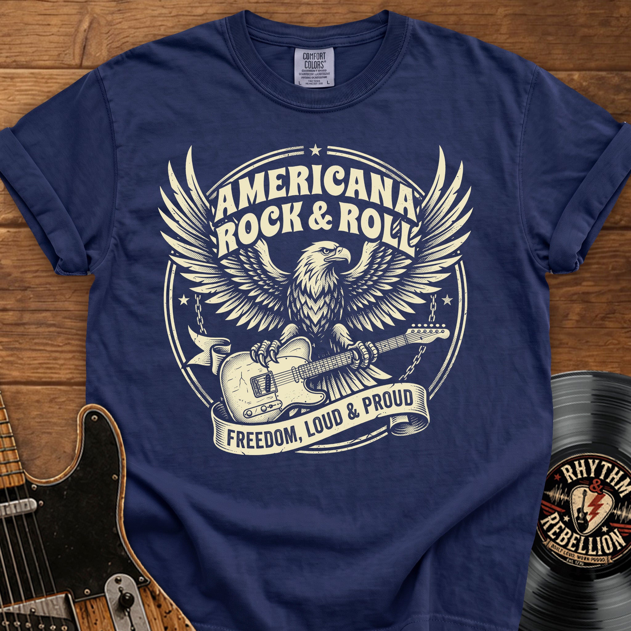 Rock & Roll Eagle T-Shirt
