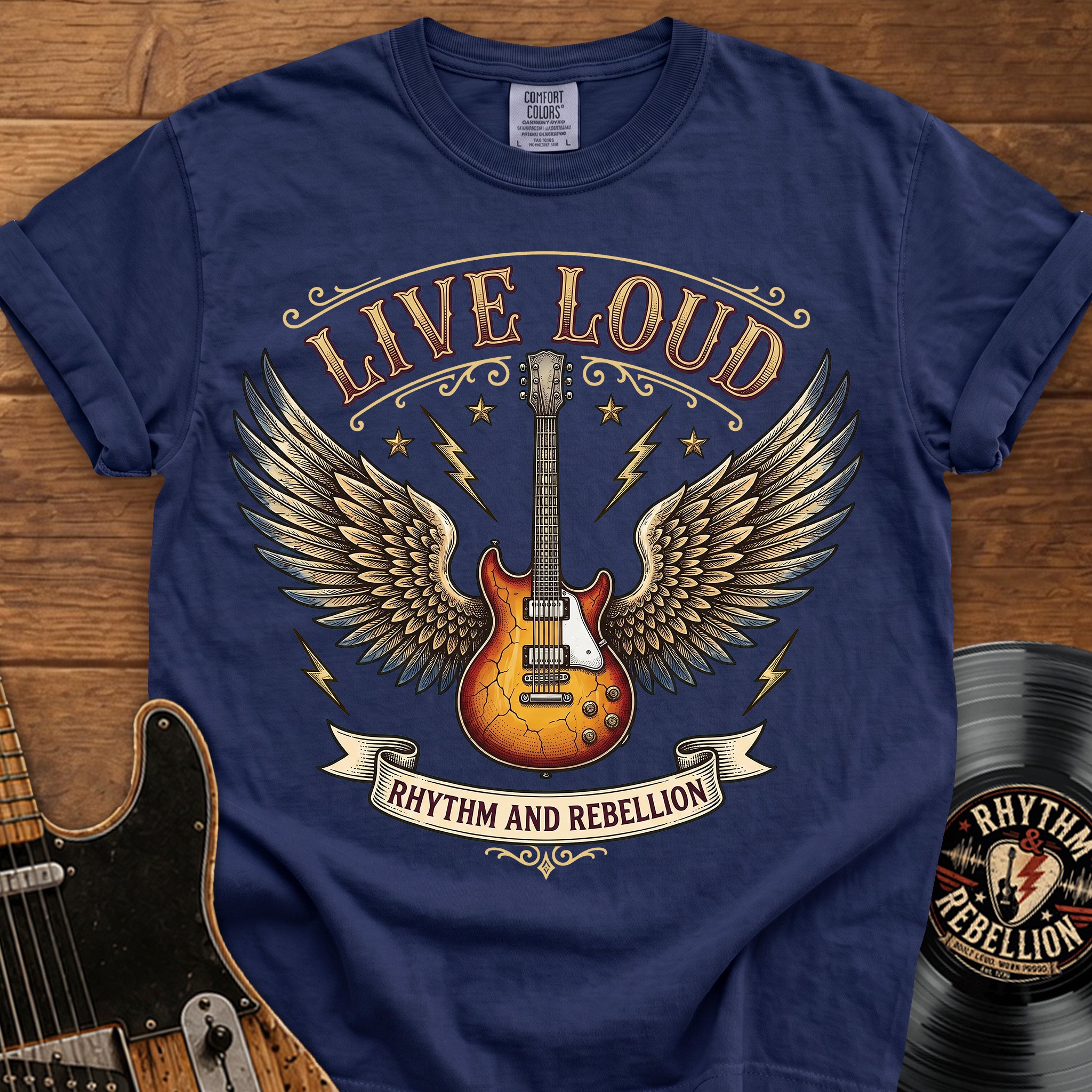 Guitar with Wings T-Shirt