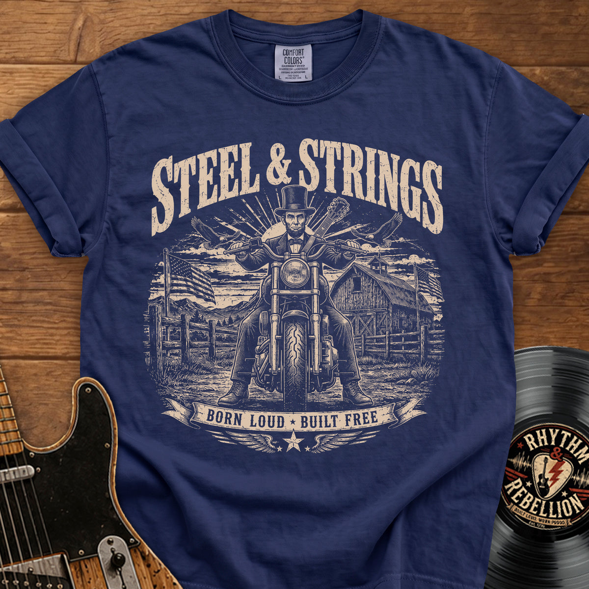 Steel Strings Abe T-Shirt