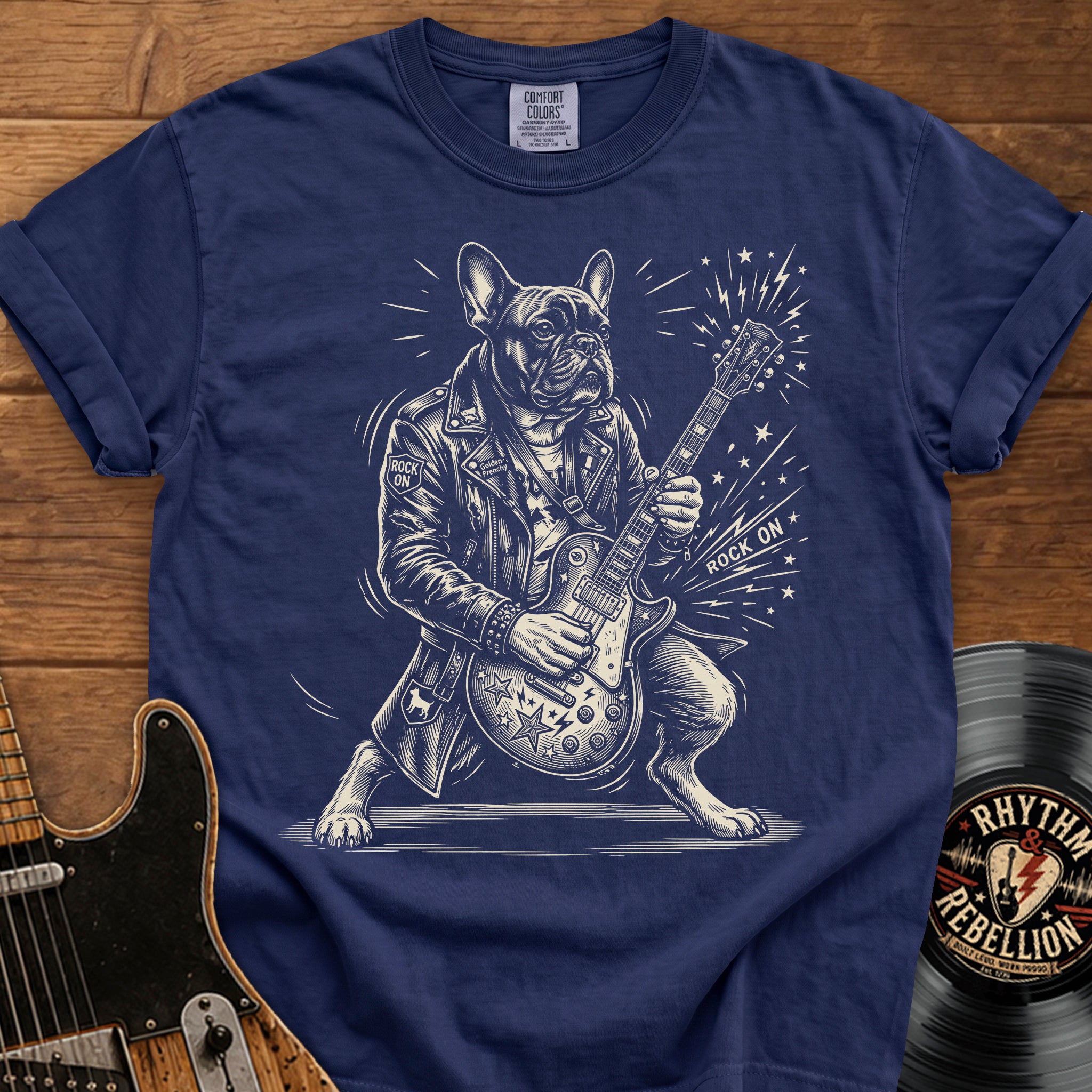Frenchie Rocker T-Shirt