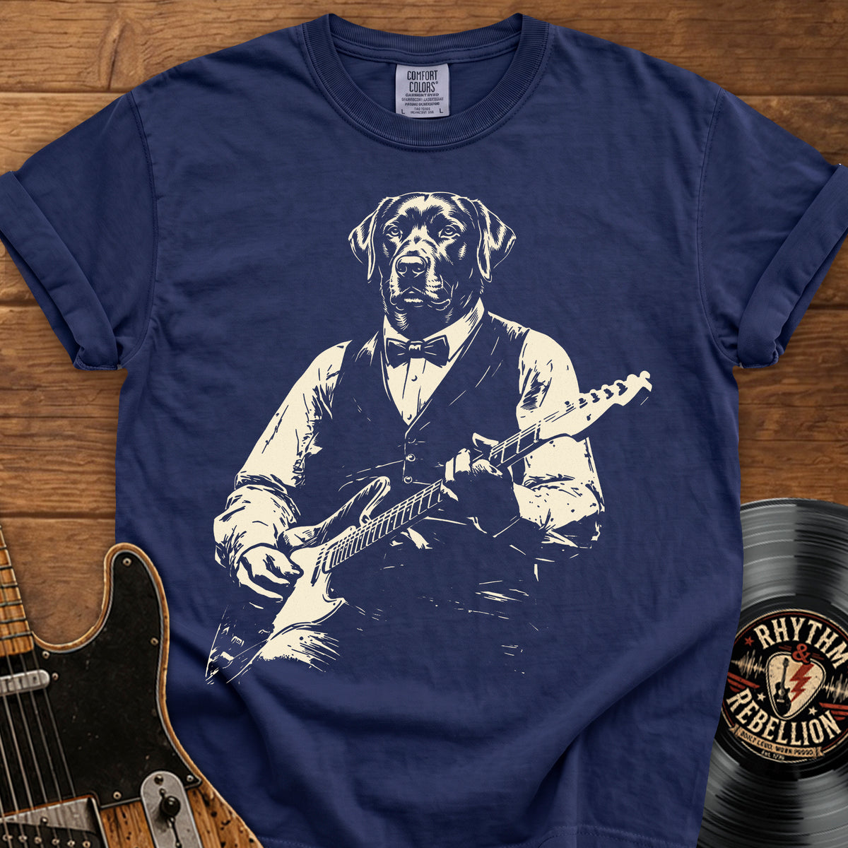 Labrador Guitar  T-Shirt