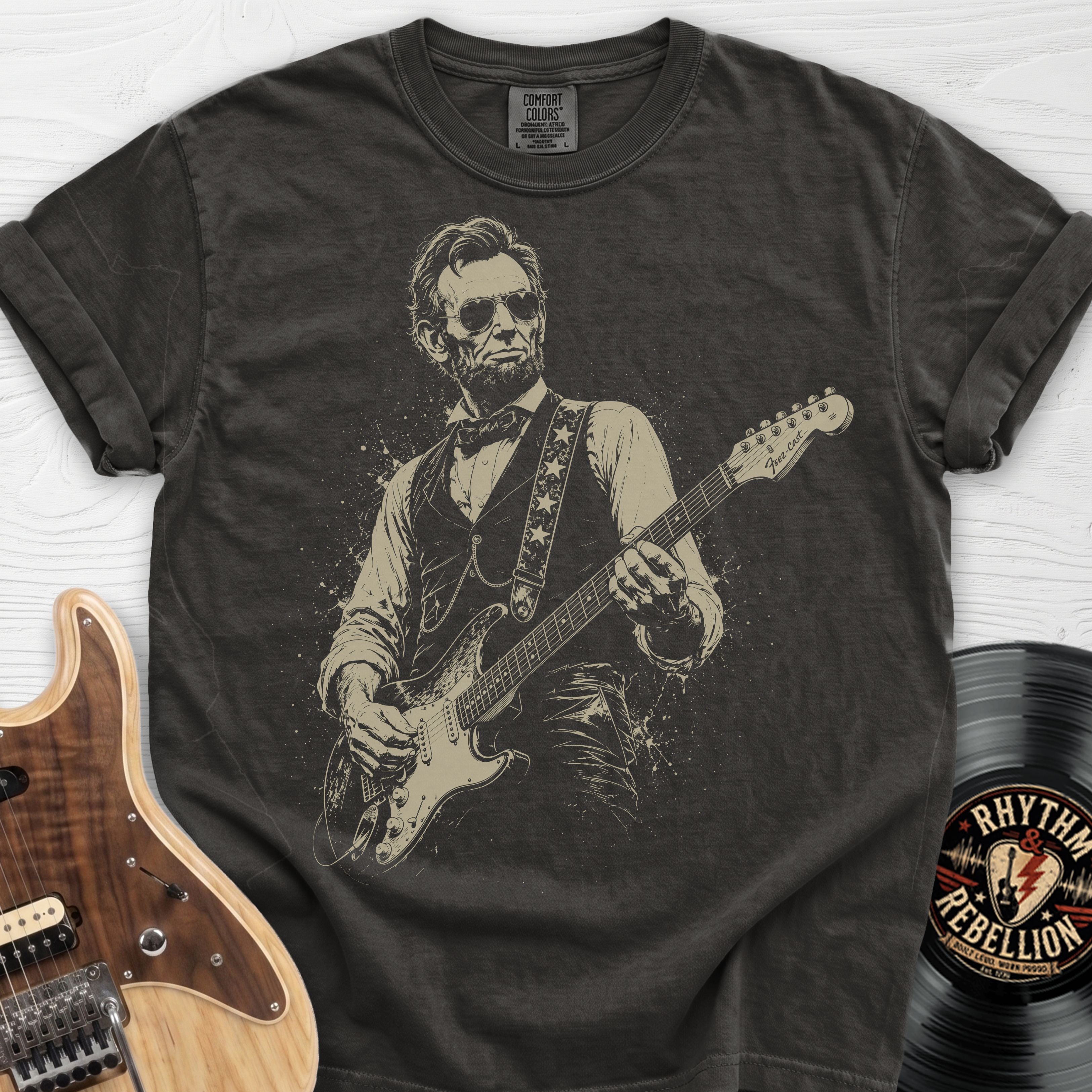 Guitarist Graphic T-Shirt — Vintage Rock Music Tee (Copy)