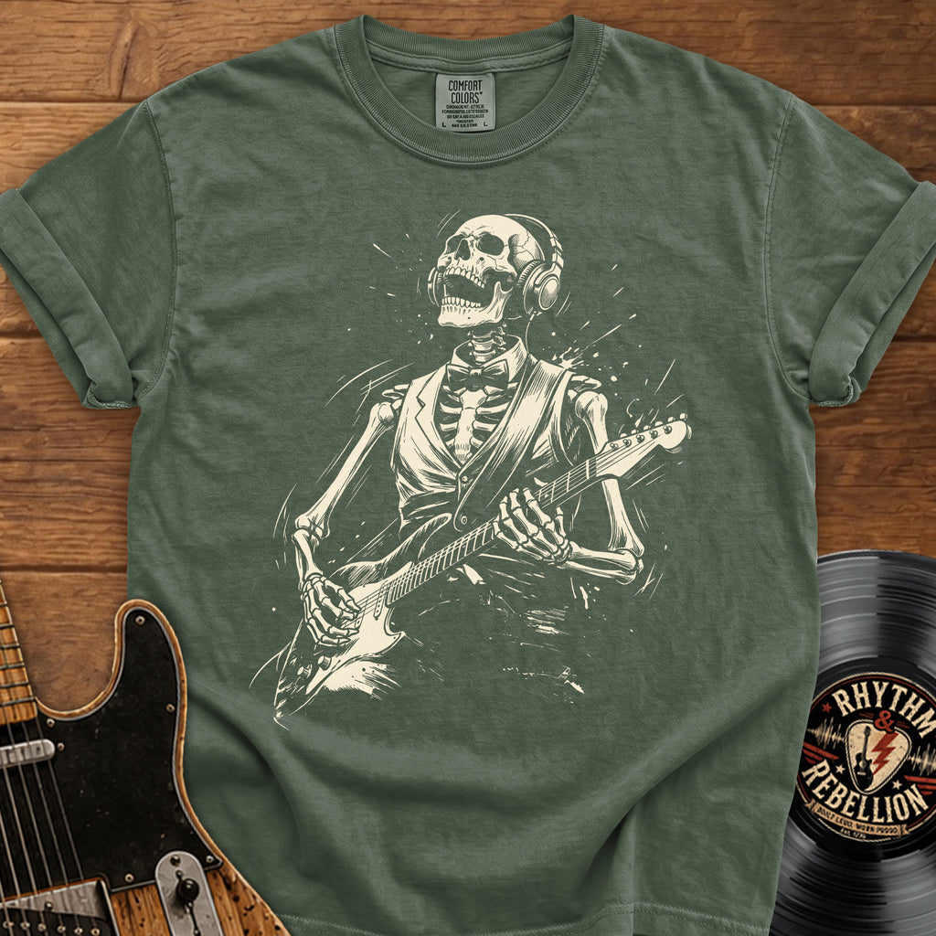 Skeleton Lead Guitar T-Shirt