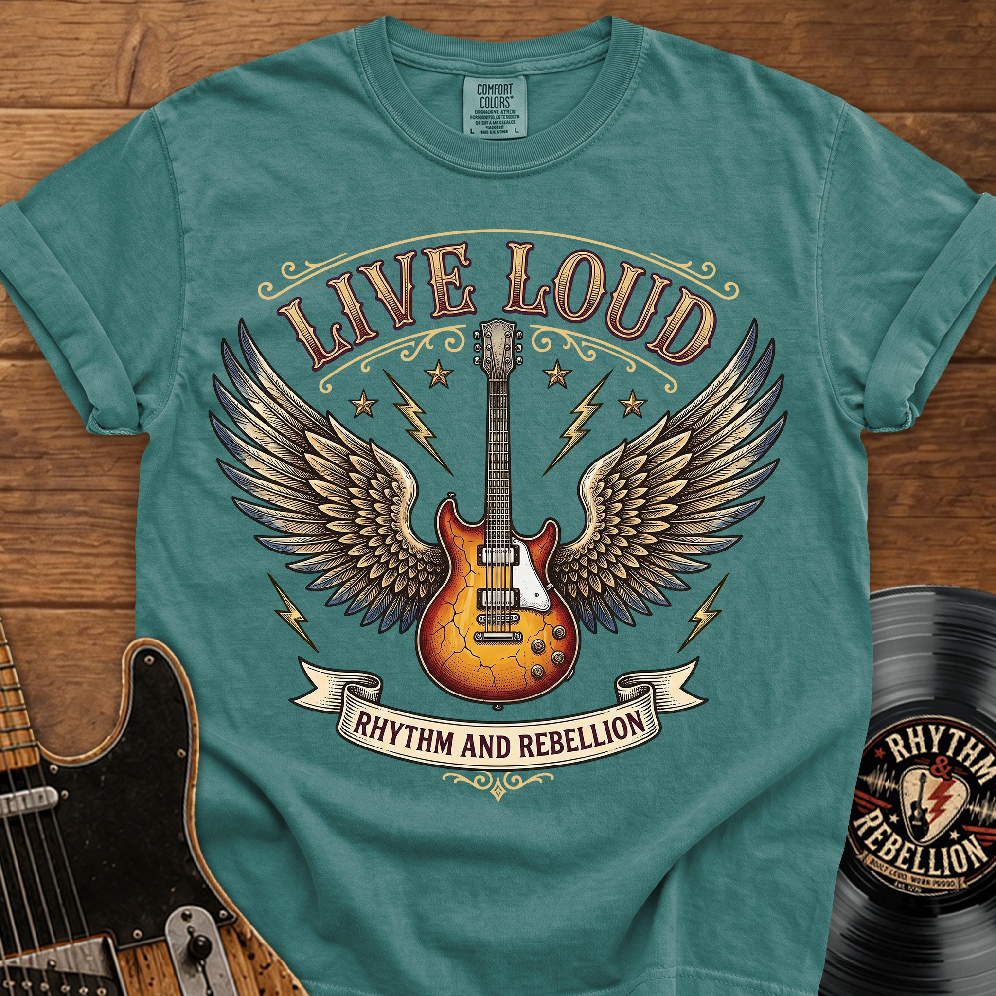 Guitar with Wings T-Shirt