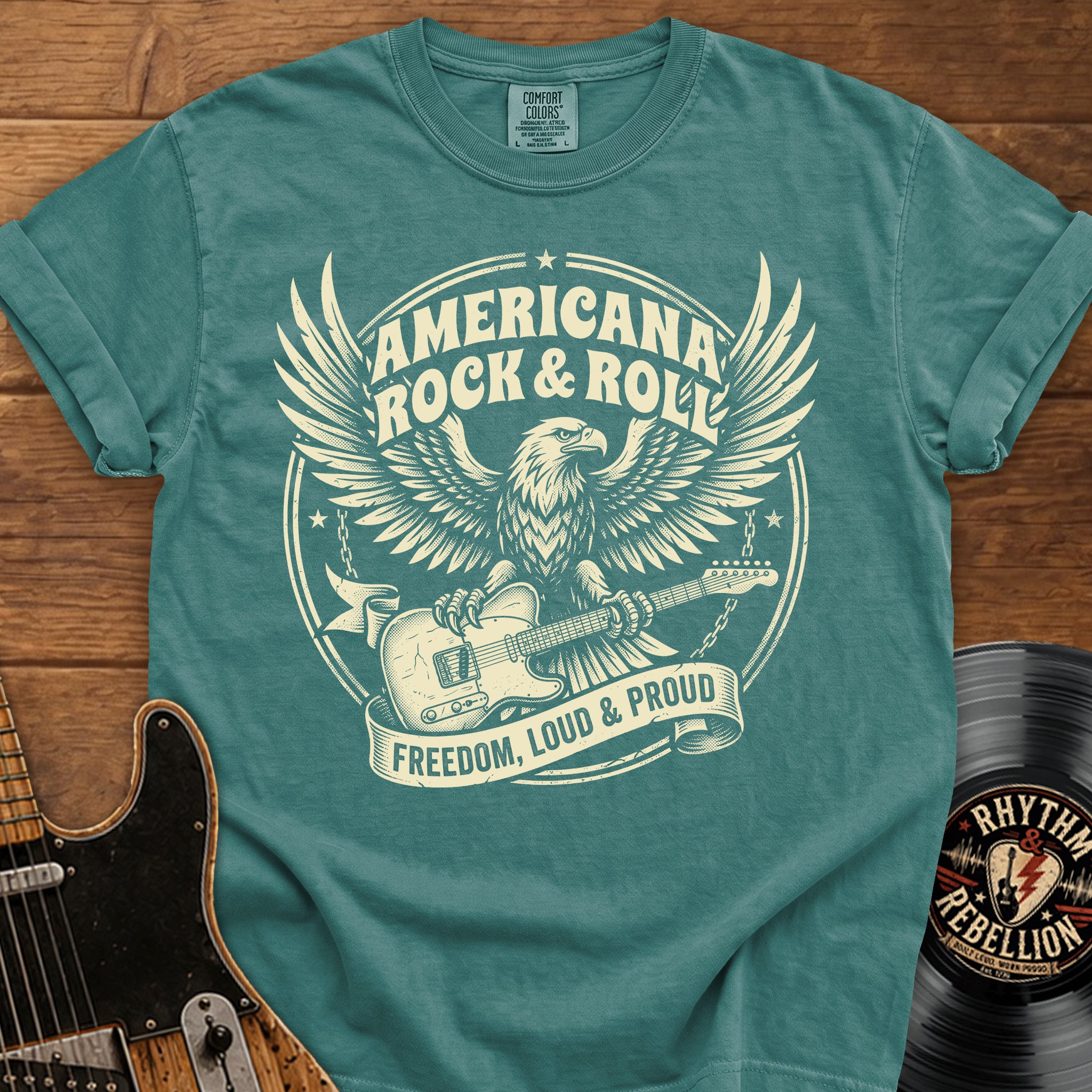 Rock & Roll Eagle T-Shirt